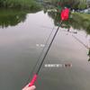 Cuchara de aro al por mayor Cuchara de aro de policarbonato Cuchara de aro de plástico reforzado con fibra de vidrio Cuchara de cebo de doble sección Acero inoxidable telescópico de 3 secciones Equipo de pesca