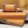 Esterilla de Vid de Ajenjo 2026 Verano Hogareña Doble Plegable Esterilla Refrigerante Juego de Tres Piezas Dormitorio Estudiantil Esterilla Individual Esterilla Suave