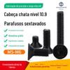 Parafuso de alta resistência M3/M4/M6/grau 10.9 com cabeça escareada parafuso com cabeça sextavada M3/M4/M6/grau 10.9 DIN7991 parafuso com cabeça sextavada M3/M4/M6/grau 10.9 cabeça chata