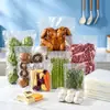 Bolsas de envasado al vacío de malla, bolsas texturizadas para alimentos, bolsas de conservación al vacío para alimentos cocidos, granos y hierbas, se pueden congelar, en stock para entrega rápida