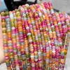 Turmalina de Dulce Natural Calcedonia Cuentas de Ábaco Cuentas Espaciadoras Accesorios para Joyería DIY Pulseras con Cuentas Collares Productos Semi-Terminados