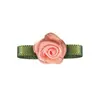 En stock flores de rosa de cinta de hoja plana de 2 mm accesorios de ropa Lolita lencería pequeños accesorios mini rosas