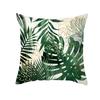 Funda de Almohada de Planta Verde Nórdica Funda de Cojín de Sofá Cuero de Durazno Almohada Estampada shopee Productos para el Hogar Transfronterizos