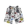 Pantalones de Playa de Seda de Hielo para Hombre Pantalones para Hombre de Cintura Media Transpirables Delgados Frescos de Verano Shorts Juveniles de Cuatro Esquinas Pantalones Casuales de Cabeza