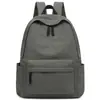 Mochila Estilo Japonês para Estudantes Universitárias, Versão Coreana, Grande Capacidade, Mochila Simples de Cor Sólida, Adequada para Meninos do Ensino Fundamental e Médio