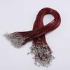 Accesorios para Joyería DIY Cordón Collar de Cordón Cordón Encerado Redondo de 1.5-2 mm Cordón Encerado de Colores Cuerda Gargantilla Cordón para Colgante