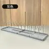 Suporte de Armazenamento de Tampas de Panela Populares Transfronteiriço, Suporte de Armazenamento Telescópico, Organizador Ajustável de Panelas e Frigideiras, Suporte de Armazenamento para Tigelas e Pratos