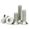 En Stock Tornillos de Acero Inoxidable 304 con Cabeza Avellanada Phillips M1.4~M8, Tornillos Antirrobo con Cabeza Avellanada Phillips