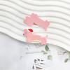 Nuevo Parche Acrílico de Gatito Color Macarrón de Dibujos Animados Material Hecho a Mano DIY Agujero para Pasador Accesorios para Zapatos Venta al por Mayor
