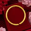 Loja Dourada Estilo Igual Ouro Antigo Areia Dourada Tendência Nacional Padrão Dragão Pulseira Latão Banhado a Ouro Padrão Tendência Nacional Pulseira Aberta Atacado