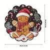 Tenu Comércio Exterior Popular Jogo Americano Redondo Decoração de Natal Estampado Antiderrapante Durável Jogo Americano de Natal