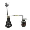 Equipamento experimental de produção de dióxido de carbono de química do ensino médio conjunto completo de funil de pescoço longo garrafa cônica instrumento de vidro de ensino