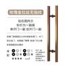 Manija de Puerta de Vidrio Tubo Cuadrado de Acero Inoxidable Libre de Huellas Dactilares con Marco/Sin Marco Corredera Manija Grande para Puerta de Madera Corredera Oro Rosa