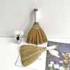 Cepillo de Hierba de la Pampa de Vietnam Cepillo para Teclado Cepillo de Limpieza Cepillo para Mesa de Té Cepillo para Bandeja de Té Escoba Pequeña Mini Escoba de Hierba de Escritorio