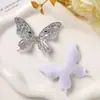 Celebridade da Internet da Coreia do Sul Moda Flash Diamante Completo Diamante Borboleta Adesivo de Tecido Acessórios de Cabelo DIY Flor de Sapato Corsage Clipe Lateral Bolsa Acessórios de Roupa