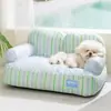 Cama para Perro Estilo Nuevo Primavera y Verano Estilo Bosque para Todas las Estaciones Respaldo de Sofá Cama para Perro Esterilla Refrigerante de Verano Cama para Gato Cama para Mascota