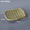 Productos tejidos de bambú: cestas para bollos al vapor para el hogar, platos de fruta, decoraciones para la sala de estar, cestas de bambú hechas a mano, productos de bambú creativos, recogedores de bambú