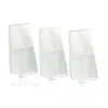 Bolsas Personalizadas de Papel Kraft Transparente para Empaque de Pan Tostado, Bolsas Compuestas de Plástico para Sellado de Alimentos de Panadería, Bolsas de Sellado Ocho Lados