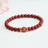 Pulsera de Cinabrio de Guan Yu Arena de Oro Púrpura Cinco Dioses de la Riqueza Pulsera de Ágata Joyería Fábrica Venta al por Mayor Dropshipping S3121202