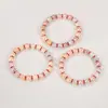 Zhuji lago de montaña joyería al por mayor elástico colorido elástico con anillo de taladro pulsera Zhuji pulsera de perla natural de agua dulce mujeres