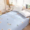 Sábana de algodón lavado de una sola pieza para cama de verano, dormitorio de estudiante, funda de edredón Clase A, tela de sábana de cama individual y doble de verano, sábana para kang de cuatro estaciones