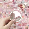100 Piezas de Pegatinas Rosas Pequeñas Estilo Ins, Decoración Creativa Personalizada Pegatinas para Diario DIY, Pegatinas para Teléfono Móvil y Patineta