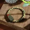 Nuevos brazaletes de estilo étnico, brazaletes de cristal hechos a mano de nicho para estudiantes, niñas, parejas y mejores amigos, al por mayor