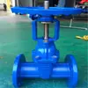 Fabricantes Producen y Venden Válvula de Compuerta de Varilla Oscura Z45T-10Q / 16Q Válvula de Compuerta Manual con Brida Dn65