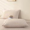 Funda de almohada para el hogar de algodón lavado floral de doble capa y gasa suave Funda de almohada de color sólido de dibujos animados Venta al por mayor Comercio exterior transfronterizo Dropshipping