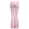 Estilo Chica Dulce Millennial Y2K Ajustado Cremallera Capucha Deshilachada Top Ajustado Pantalones de Campana Estampado de Dibujos Animados Pedrería Vintage