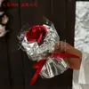 Flor Artificial Flor de Jabón Mini Ramo de Rosas Flor Hecha a Mano Terminada Accesorios de Regalo Floral Flor Artificial al por Mayor Ramo Pequeño Transfronterizo