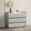 Cómoda de Madera Maciza Mesita de Noche Almacenamiento de Lujo Ligero Hogar Dormitorio de Alta Calidad Nuevo Moderno Simple Gabinete de Almacenamiento Gabinete de Mesita de Noche