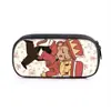 Estojo de Lápis Estilo Cartoon Pixelado Transfronteiriço para Alunos do Ensino Fundamental, Bolsa de Lápis de Camada Única com Grande Capacidade para Armazenamento de Material Escolar