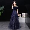 Vestido de Noche para Mujer 2026 Nuevo Estilo Otoño Un Hombro Ajustado Elegante para Banquete Vestido Largo Vestido para Coro