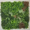 Parede de plantas simulada 100*100, parede de plantas verdes tridimensional, decoração com flores e grama artificiais, fundo verde, parede popular da internet