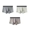 Venta al por mayor de Hua Jielong de calzoncillos para hombre de algodón estampado, cintura media simple, talla grande, transpirables, disponibles para dropshipping