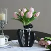 Buquê de Tulipas Artificiais com 7 Hastes de Borracha Macia, Arranjo de Flores Artificiais para Sala de Estar, Mesa de Jantar, Hall de Entrada e Decoração de Mesa
