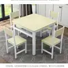 Mesa de jantar quadrada minimalista e cadeiras para uso doméstico, mesa quadrada para lanches, combinação de mesa e cadeiras para fast food de cafeteria