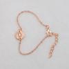 Novas Pulseiras de Letras Redondas Vazadas 26 Letras da Amazon, Pulseiras de Nome, Moda Europeia e Americana Tendência Joias Femininas Atacado