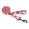 Coleira Estampada Geométrica para Pet Coleira para Cachorro com Transferência de Calor Múltiplas Cores Coleira para Cachorro Fábrica de Origem Atacado
