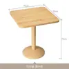 Juego de Mesa y Sillas para Reuniones Estilo Nórdico, Recepción Casual, Mesa Redonda Pequeña Minimalista Moderna para Tienda de Té con Leche, Rectangular