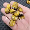 Ojo de Tigre Piedra Máscara de Zorro Colgante de Jade Ojo de Tigre Flor de Cuatro Pétalos Collar Colgante Llavero Colgante Venta al por mayor