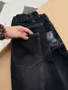 Pantalones cortos de mezclilla cropped estilo americano para hombre, shorts casuales de verano elegantes de alta gama, pantalones deportivos rectos de moda