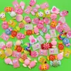 Serie de Caramelos Lindos Pegamento en Crema Accesorios para Funda de Teléfono Móvil Parche Agujero para Vaso de Agua Pasador Zapato Materiales Hechos a Mano para Hacer por Ti Mismo