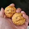 Novedad Tuya Sándalo Dorado Bola Pixiu Pieza de Mano Portátil Juego Literario Artesanía de Madera Juego Literario