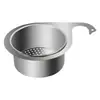 Cesto colador de cisne de acero inoxidable para fregadero, cesto de almacenamiento para suministros de cocina, escurridor colgante, estante de almacenamiento para fregadero