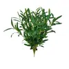 Folha de oliveira simulação planta verde flor única loja de flores arranjo de flores cena de casamento material de correspondência decoração flor de simulação folha de flor atacado transfronteiriço