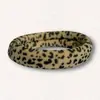 Elástico de cabelo com estampa de leopardo, elástico de rabo de cavalo de alta elasticidade, acessório de cabelo europeu e americano, best-seller transfronteiriço da Amazon para mulheres