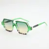 Nuevas gafas de sol poligonales personalizadas para cejas para mujer, populares en Europa y América, gafas de sol irregulares con protección solar