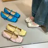 Zapatos Mary Jane de Altura Creciente Temporada Primer Encuentro para Mujer 2026 Nuevo Estilo Francés Suave Lazo de Ballet Zapatos de una Sola Hebilla